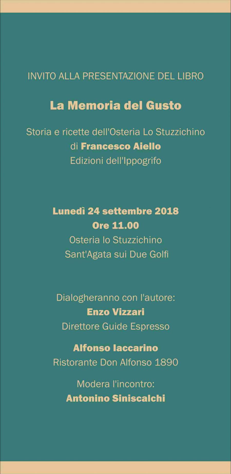 La memoria del gusto