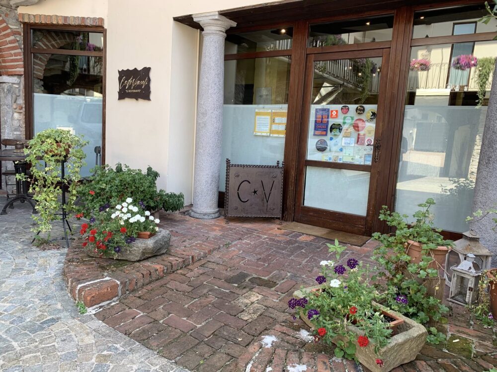 Ristorante Corte Visconti, ingresso