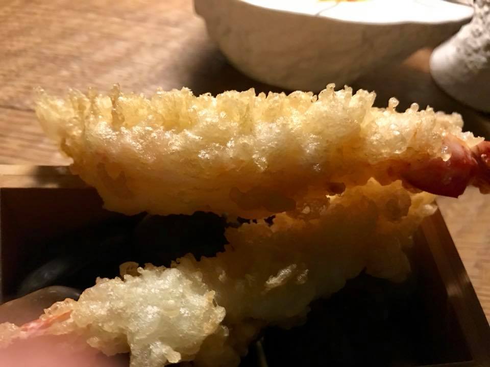 Roji a Nola - gamberi in tempura