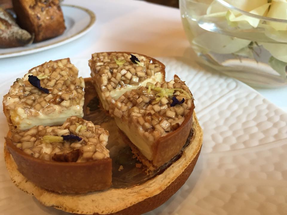 Le Cinq, tartelletta al formaggio