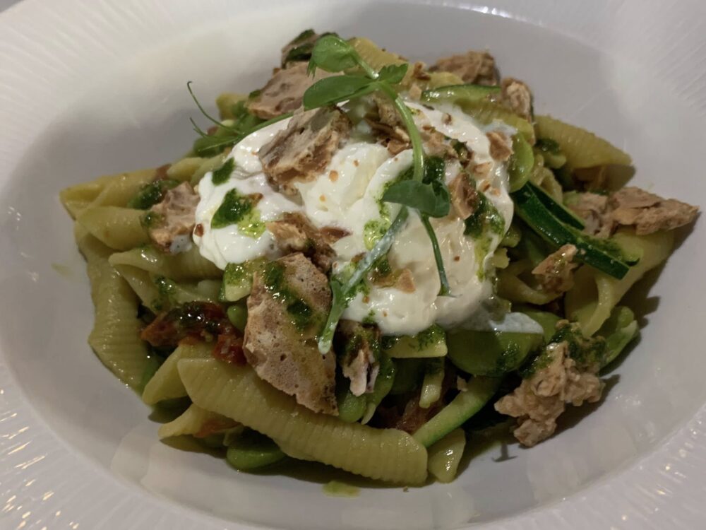 Ristorante Corte Visconti, garganelli al verde dell'orto