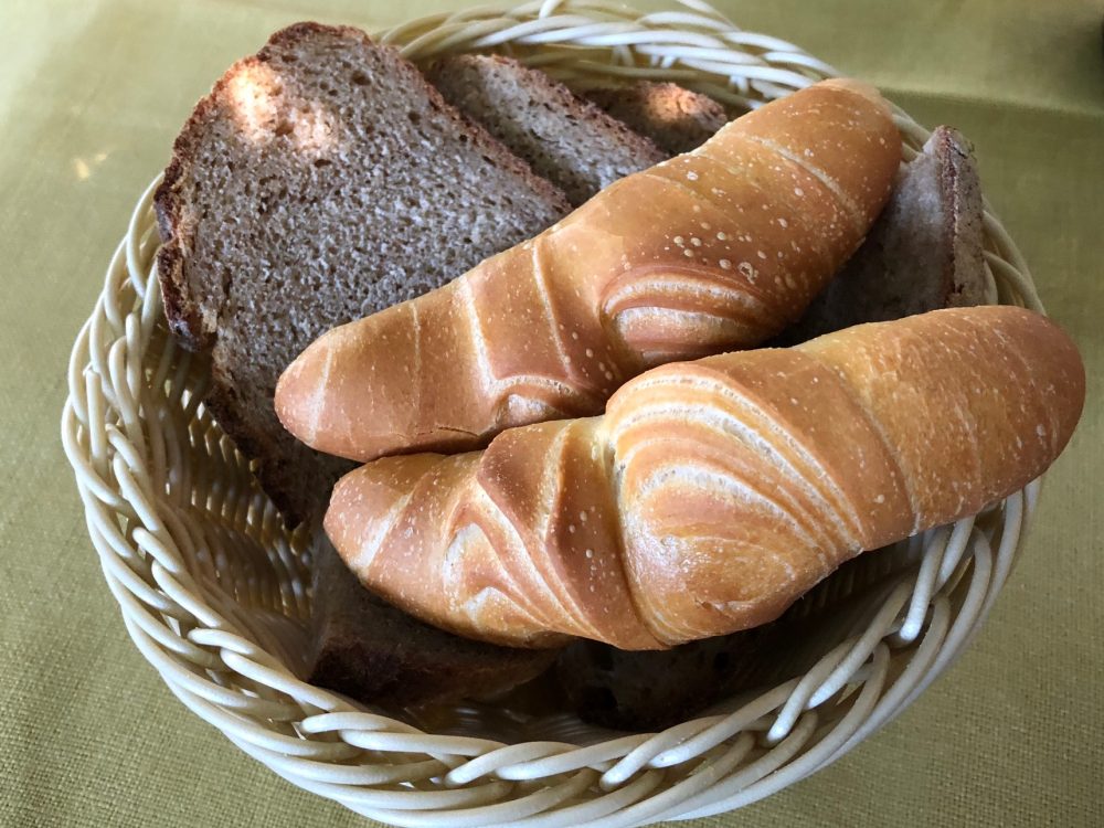 Antica Trattoria del Gallo, il cestino del pane