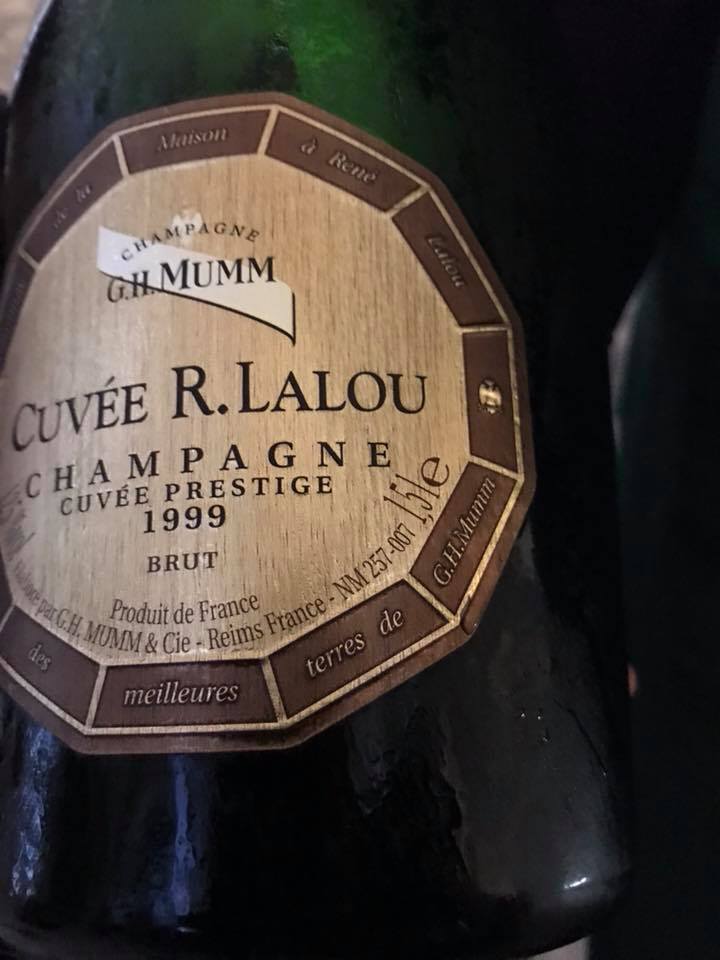 Champagne H.Mumm Cuvée R Lalou 1999