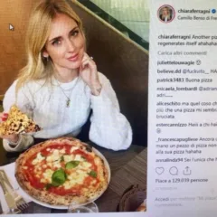 Chiara Ferragni e la pizza napoletana
