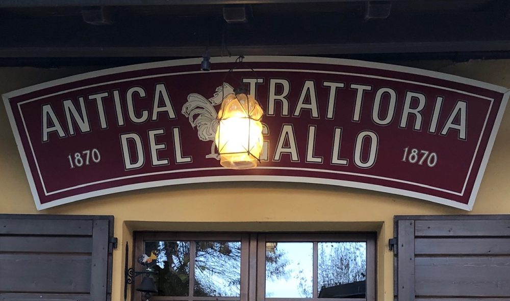 Antica Trattoria del Gallo, dal 1870