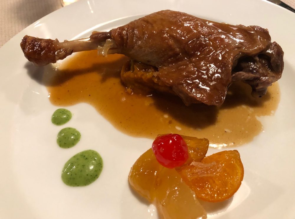 Antica Trattoria del Gallo, coscia d’anatra