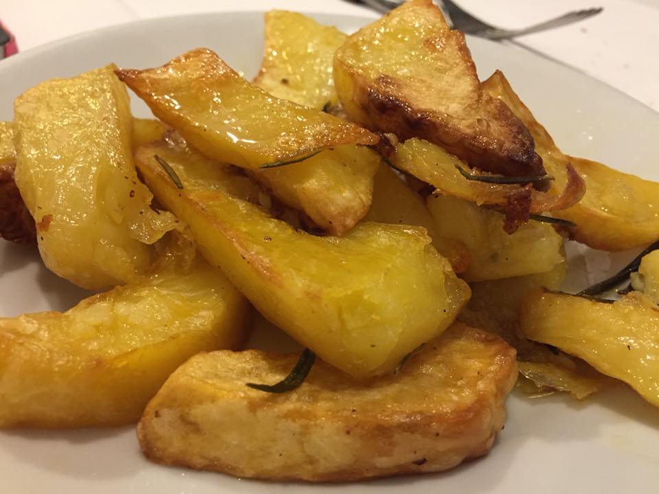 Hostaria Romana, patate al forno