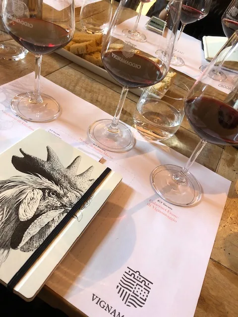 I tre cru - Sangiovese di Vitigliano,Merlot di Santa Maria e Cabernet di Vignamaggio