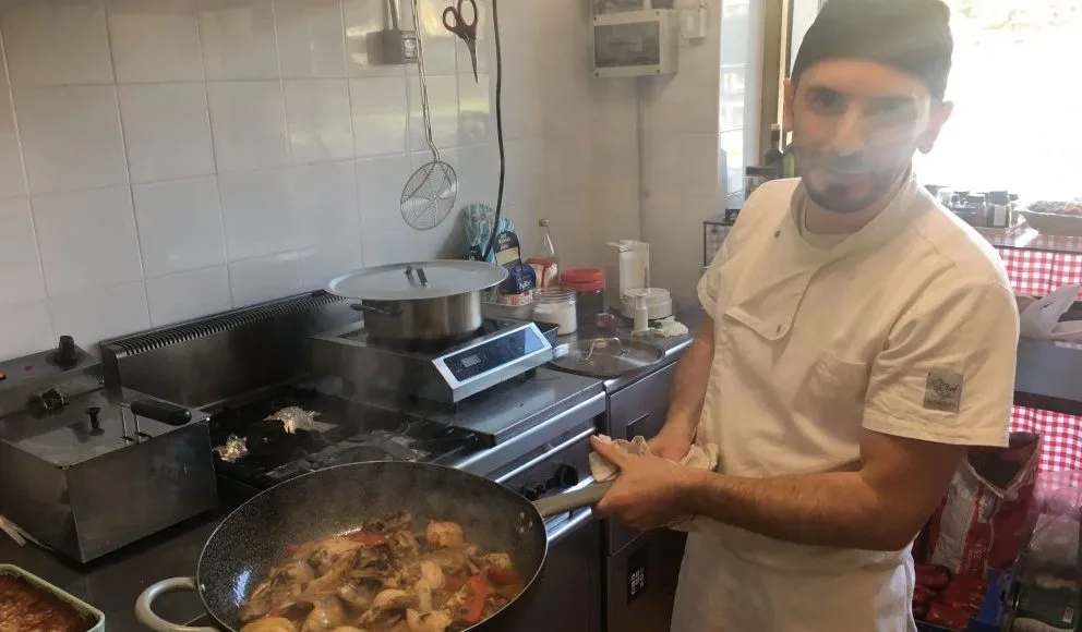 Mario in cucina