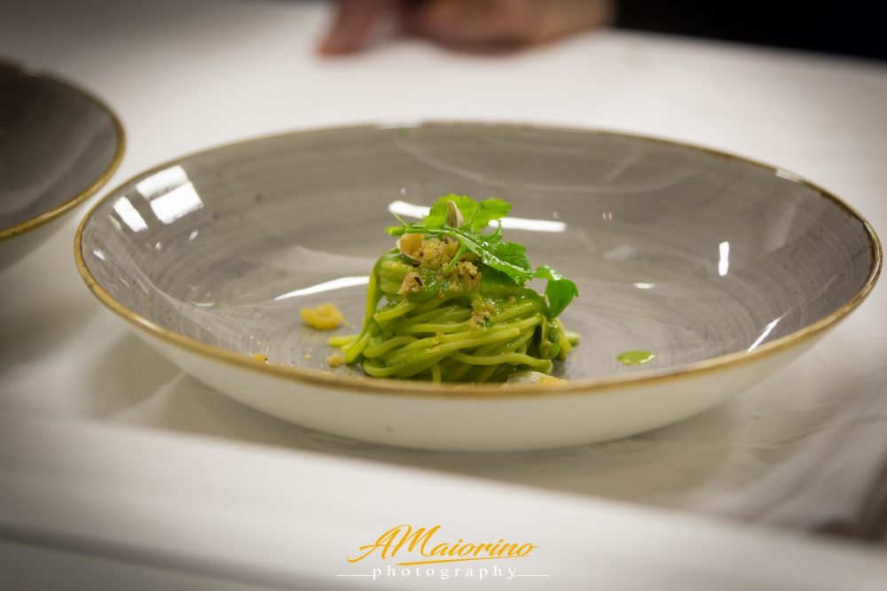 Pensando a te - Spaghetto Vicidomini trafilato al bronzo, friarielli amari e lupini di mare