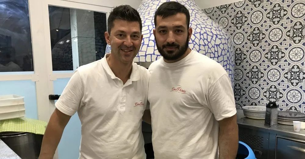 Pizzeria Porzio - Errico Porzio e collaboratore