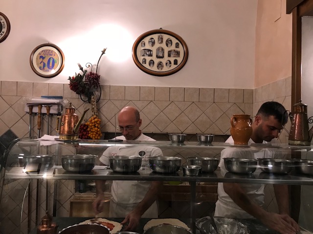 Pizzeria da Attilio - banco di lavoro