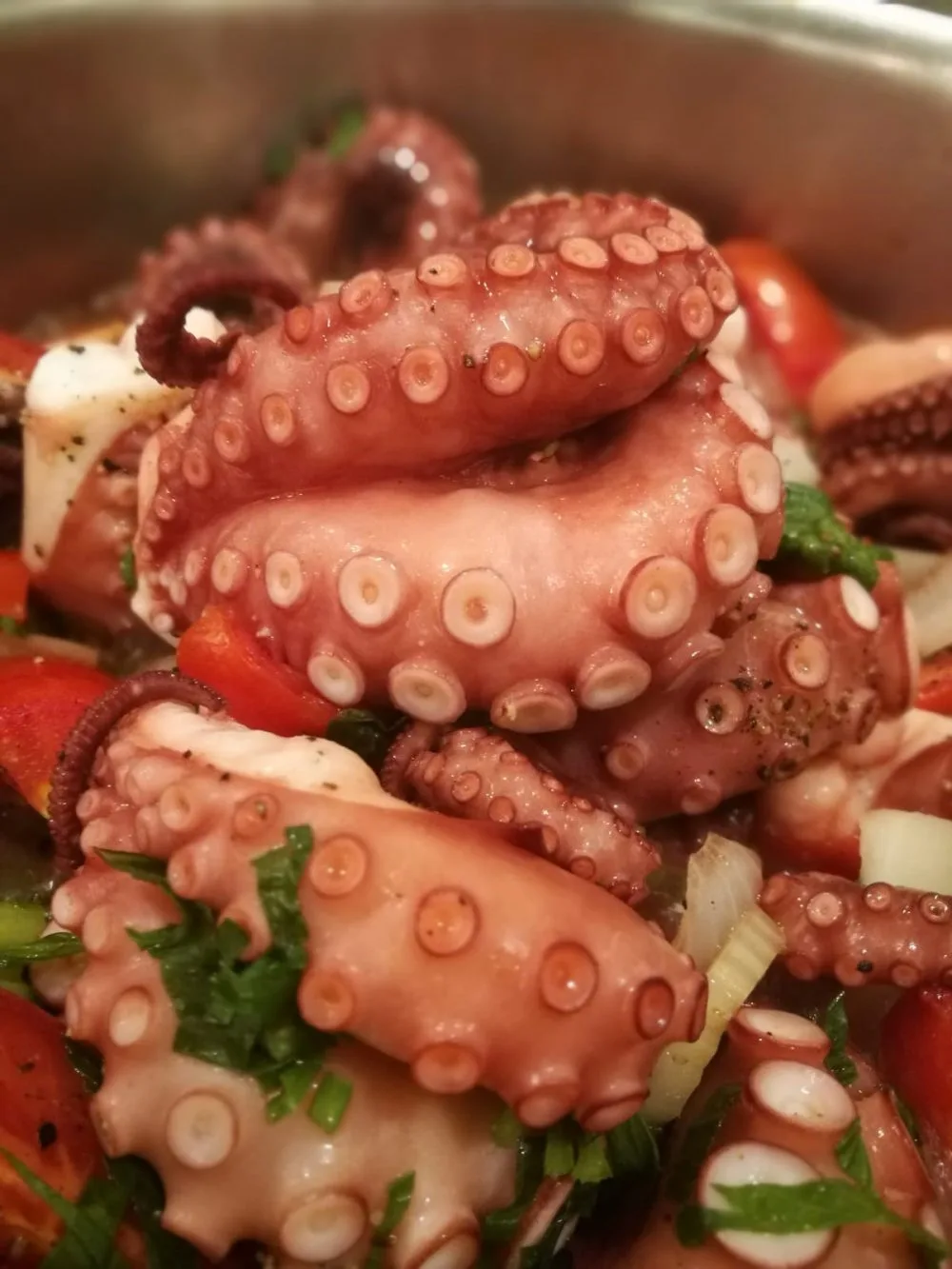 Polpo alla Luciana