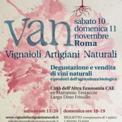 V.A.N. - Vignaioli Artigiani Naturali ROMA 2018 Ottava edizione