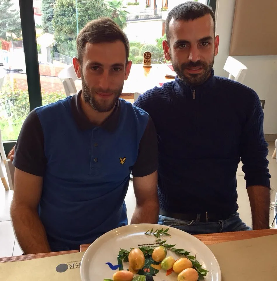 I produttori del pomodorino di Rofrano, Giovanni Cavallo e Giovanni Speranza