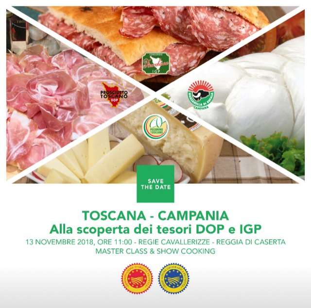 Alleanza del Consorzio della Mozzarella di bufala campana dop con quelli di Pecorino, Finocchiona e Prosciutto Toscano