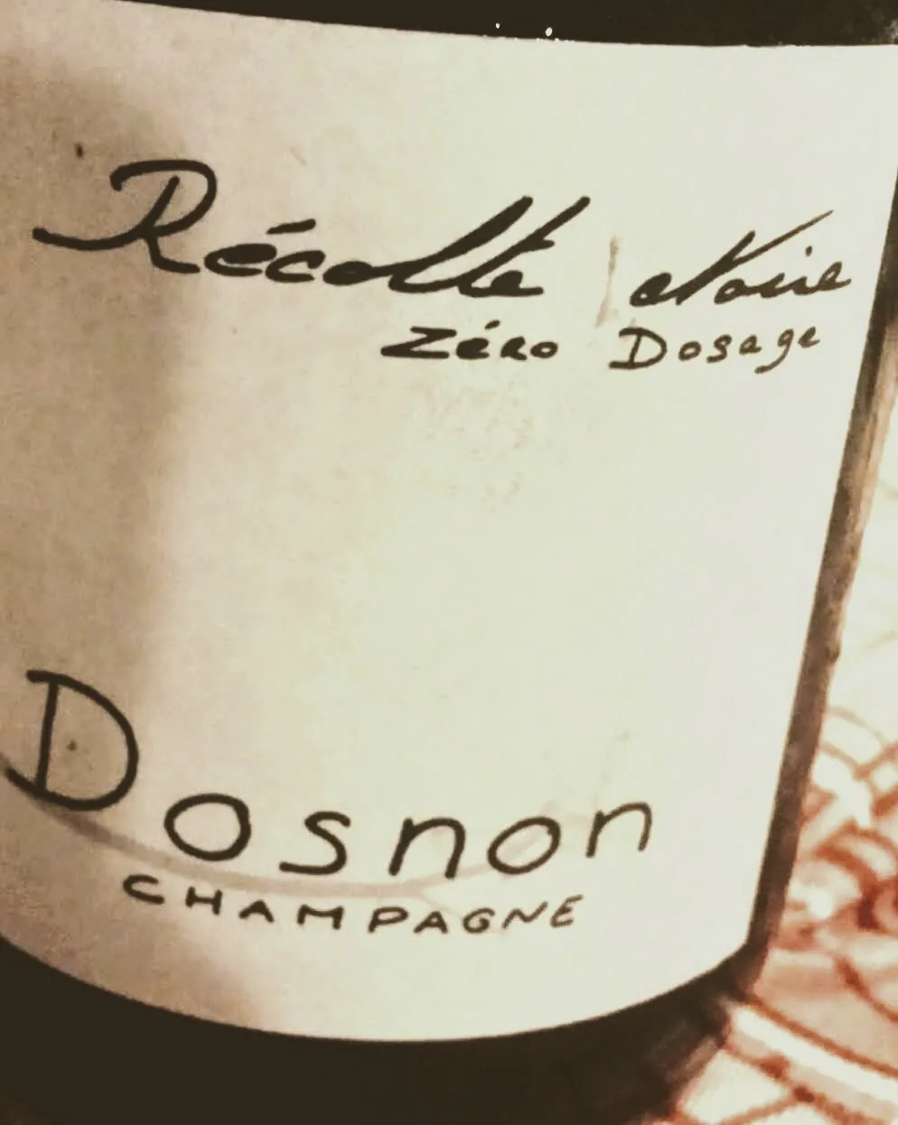 Champagne Dosnon Zero Dosage