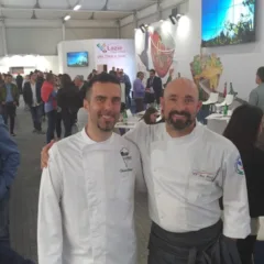Dario Rossi e chef Alain Rosica di Castelli Food&Wine