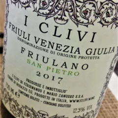 F.V.G. Friulano San Pietro 2017, I Clivi