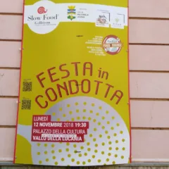 Locandina Festa in Condotta Slow Food Gelbison Vallo della Lucania