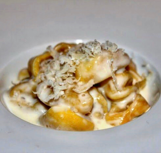 Osteria Francescana, Tortellini alla superpanna e tartufo bianco