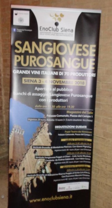Sangiovese Purosangue – Edizione di Siena 2018