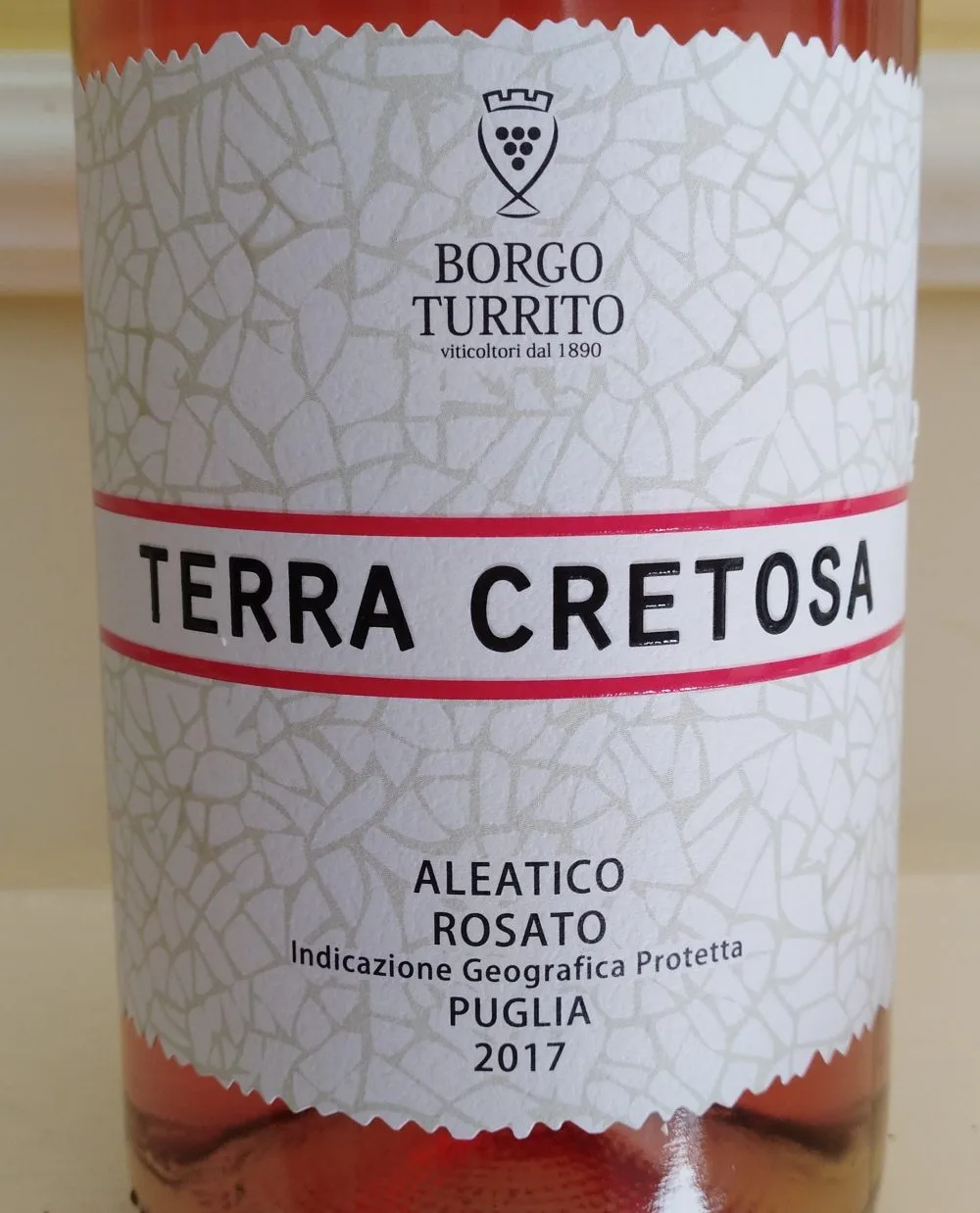 Terra Cretosa Aleatico Rosato Puglia Igp 2017 Borgo Turrito