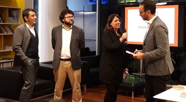 Un momento della presentazione con gli autori della guida