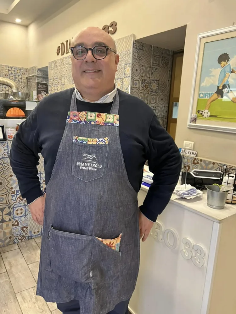 Pizzeria Diametro 33 - Il direttore Franco Luongo