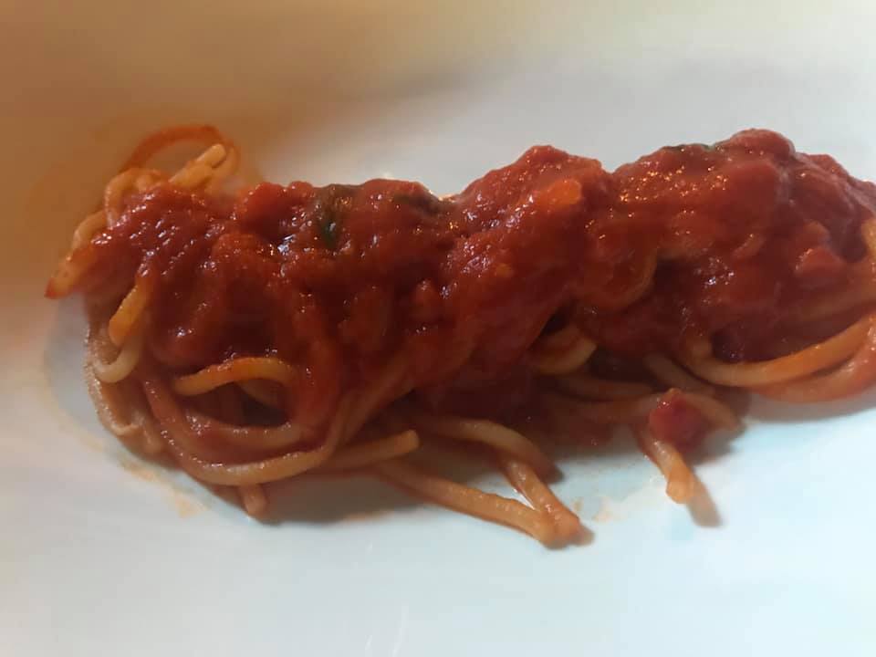 Aquapetra, spaghetti al pomodoro
