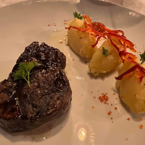 Terra Antica - Tagliata di Angus e patate cotta alla cenere con peperone