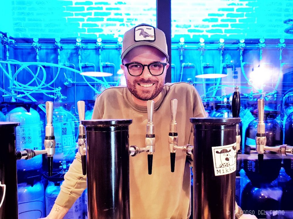 Alfonso Agovino, co-titolare del Beer Dock Lab