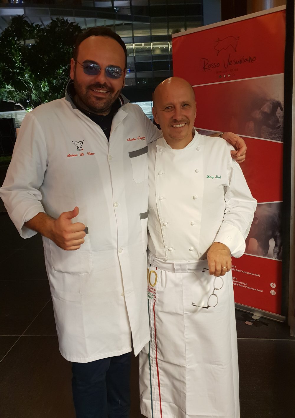 Antonio Di Sieno con Heinz Beck