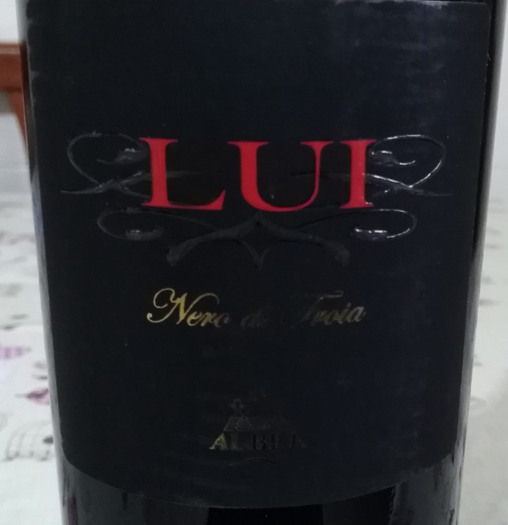 Lui Nero di Troia Puglia Igt 2016 Cantina Albea