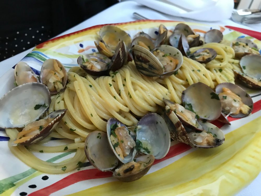 Made in Sud, Aicurzio, spaghetti di Gragnano con vongole veraci