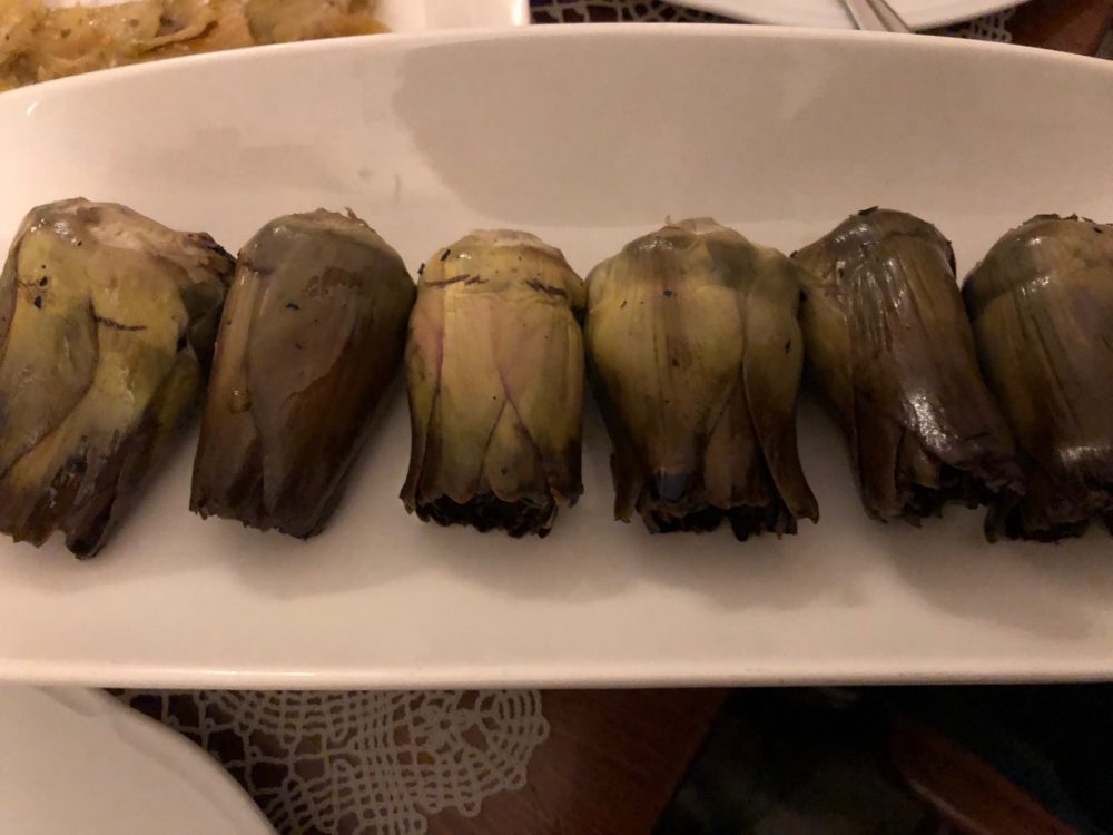 O Ca Bistro', carciofi alla brace