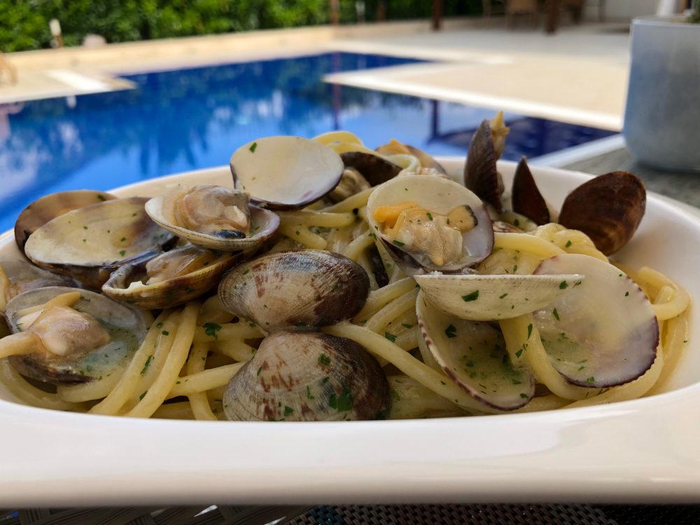 Rumi, Ascea Marina, Chef Pascal Sfara, spaghetti alle vongole