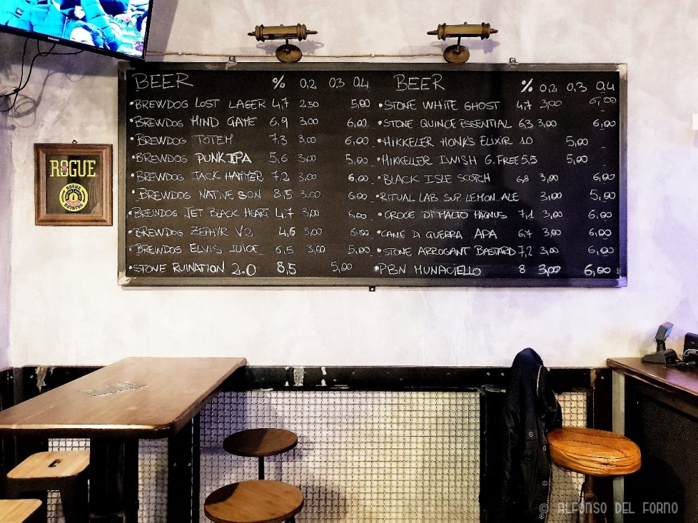 Tap List del Beer Dock Lab