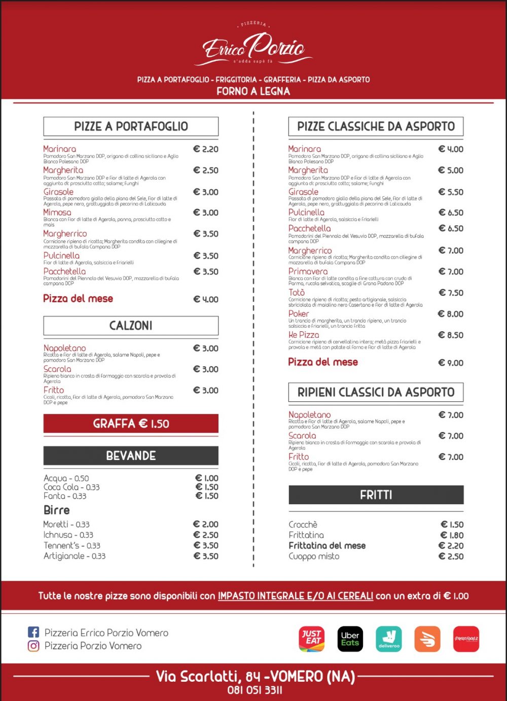 Menu'-Porzio