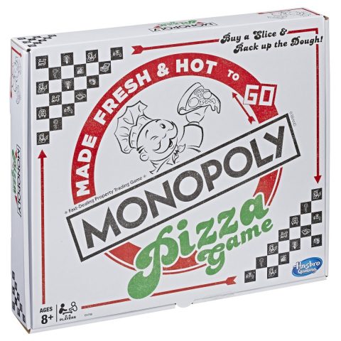 La scatola del Monopoly Pizza Game