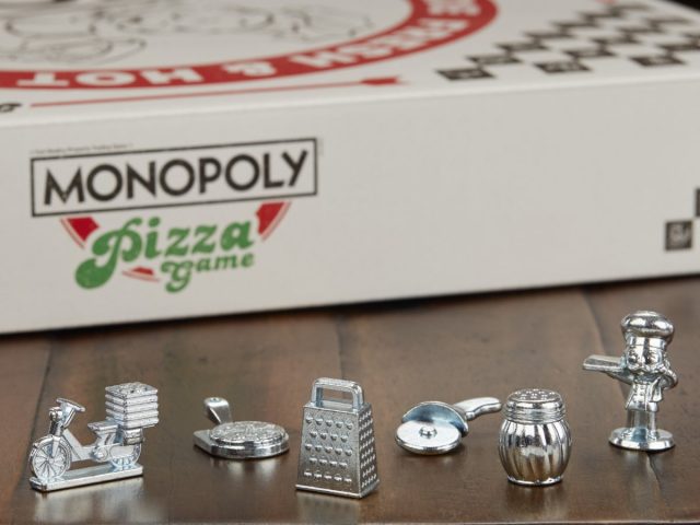 Le pedine del Monopoly Pizza Game