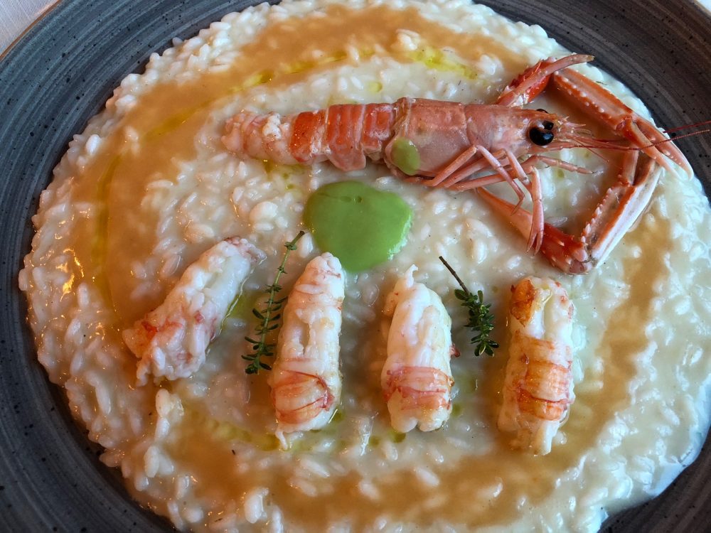 10 Al Vigneto, Grumello del Monte, risotto agli scampi