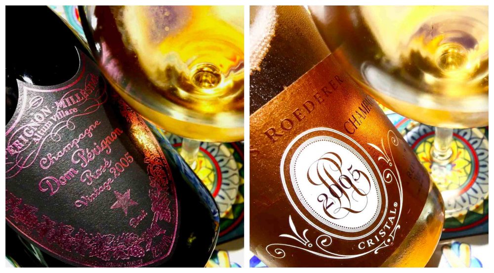 Cristal Rose' 2005 & Dom Perignon 2005