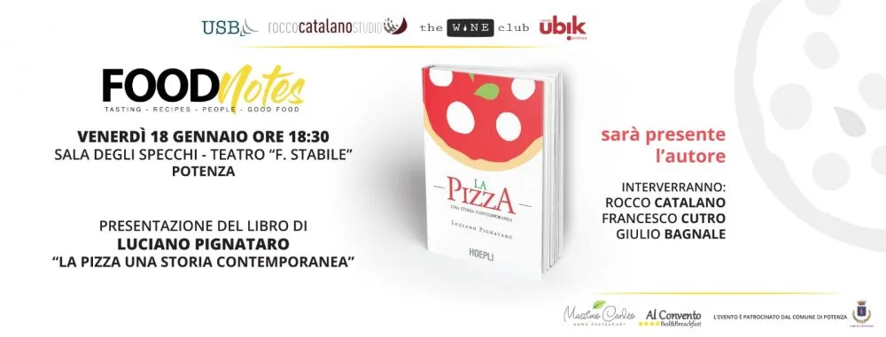 La Pizza una storia contemporanea - Potenza 18 gennaio 2019