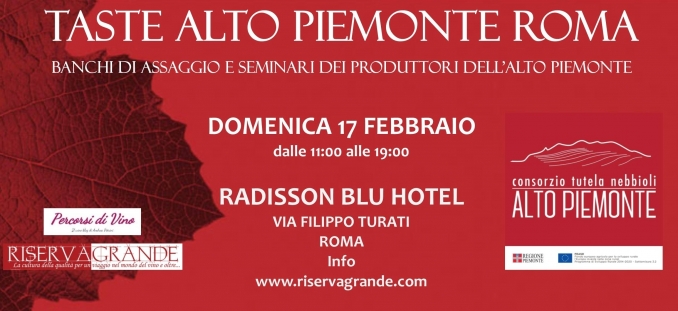 Taste Alto Piemonte 17 febbraio 2019, Roma