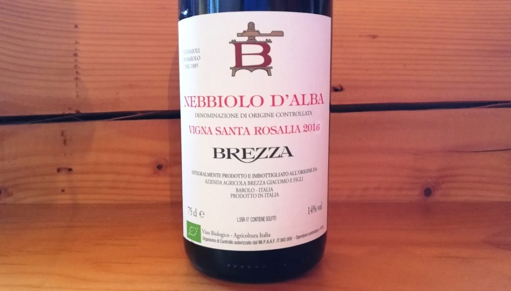 Nebbiolo d’Alba DOC Vigna Santa Rosalia 2016