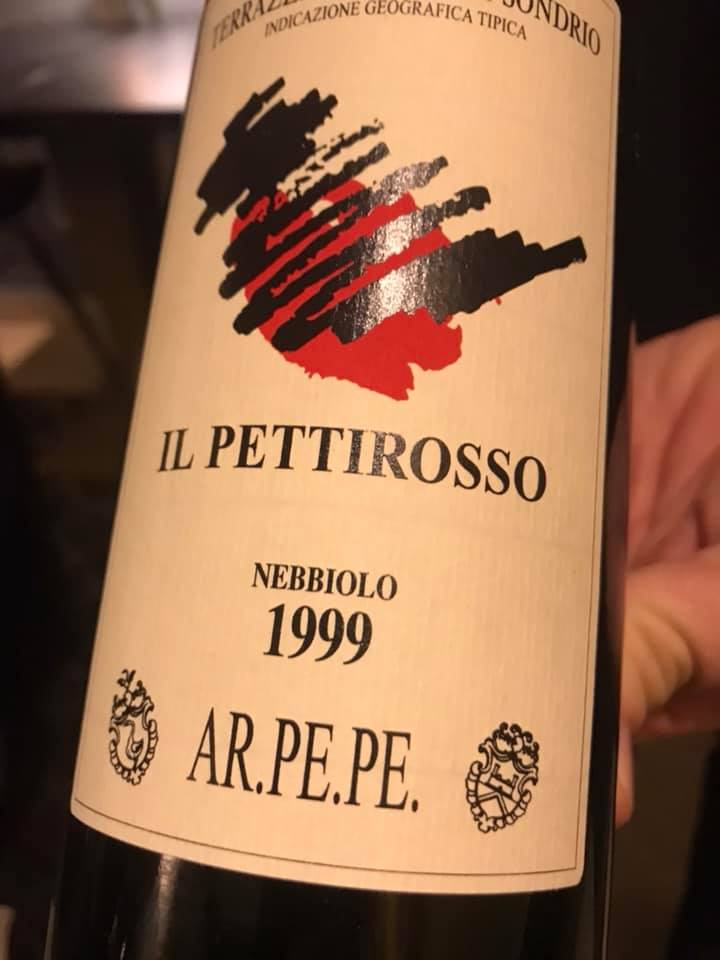 Pettirosso 1999 Valtellina doc Arpepe