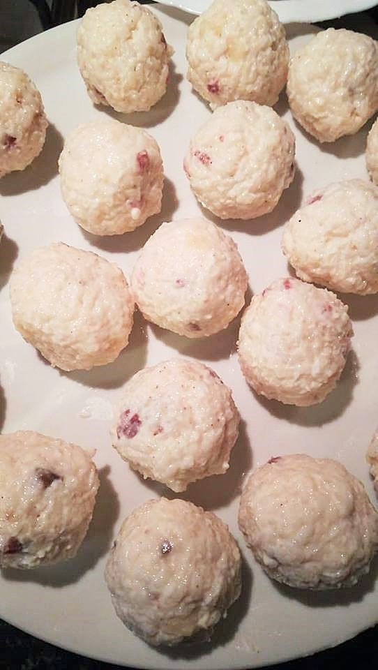 Arancini in preparazione