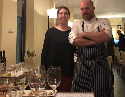 Noemi Apollonio e lo chef Andrea Viola del San Giorgio