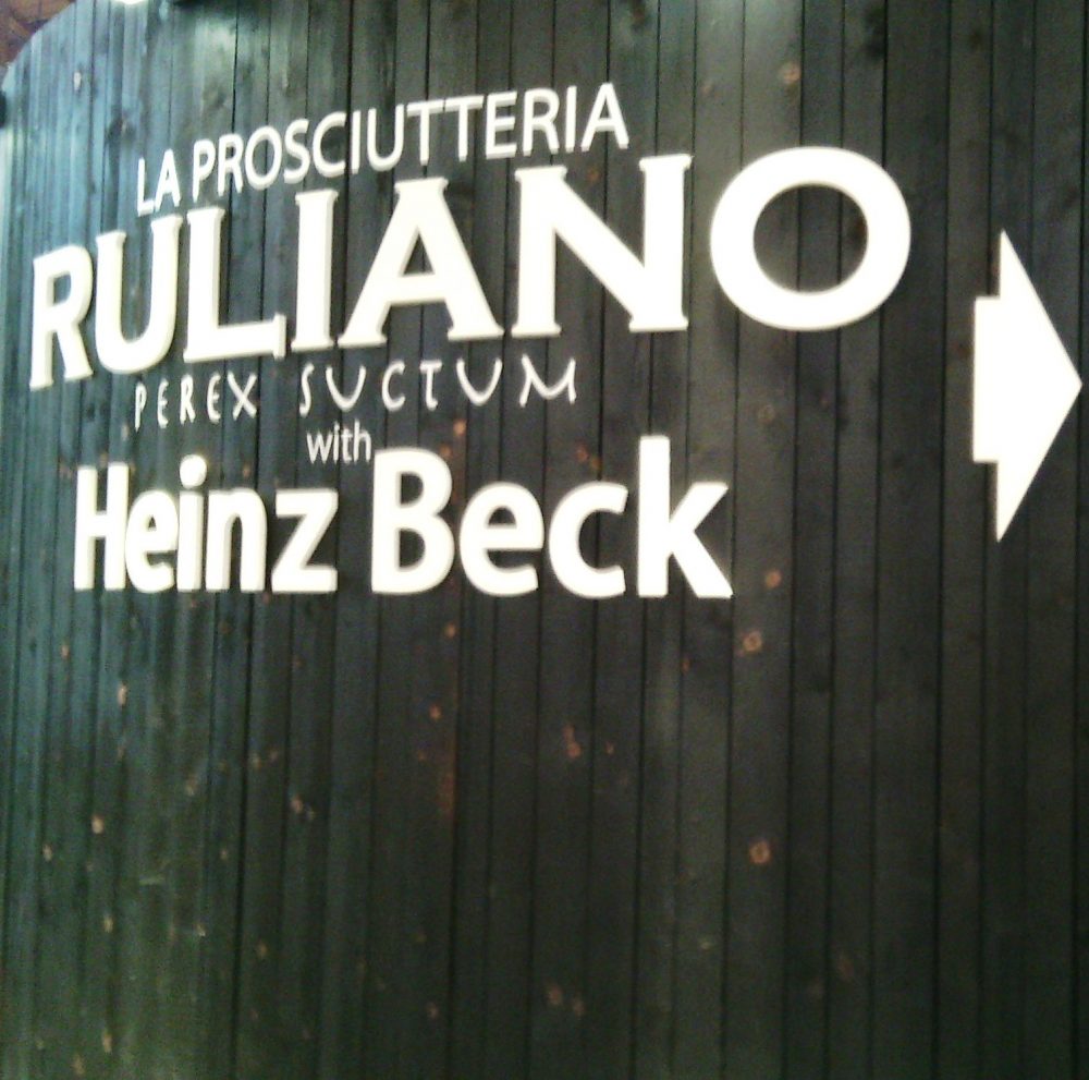 FICO, La prosciutteria Ruliano in collaborazione con Hein Beck